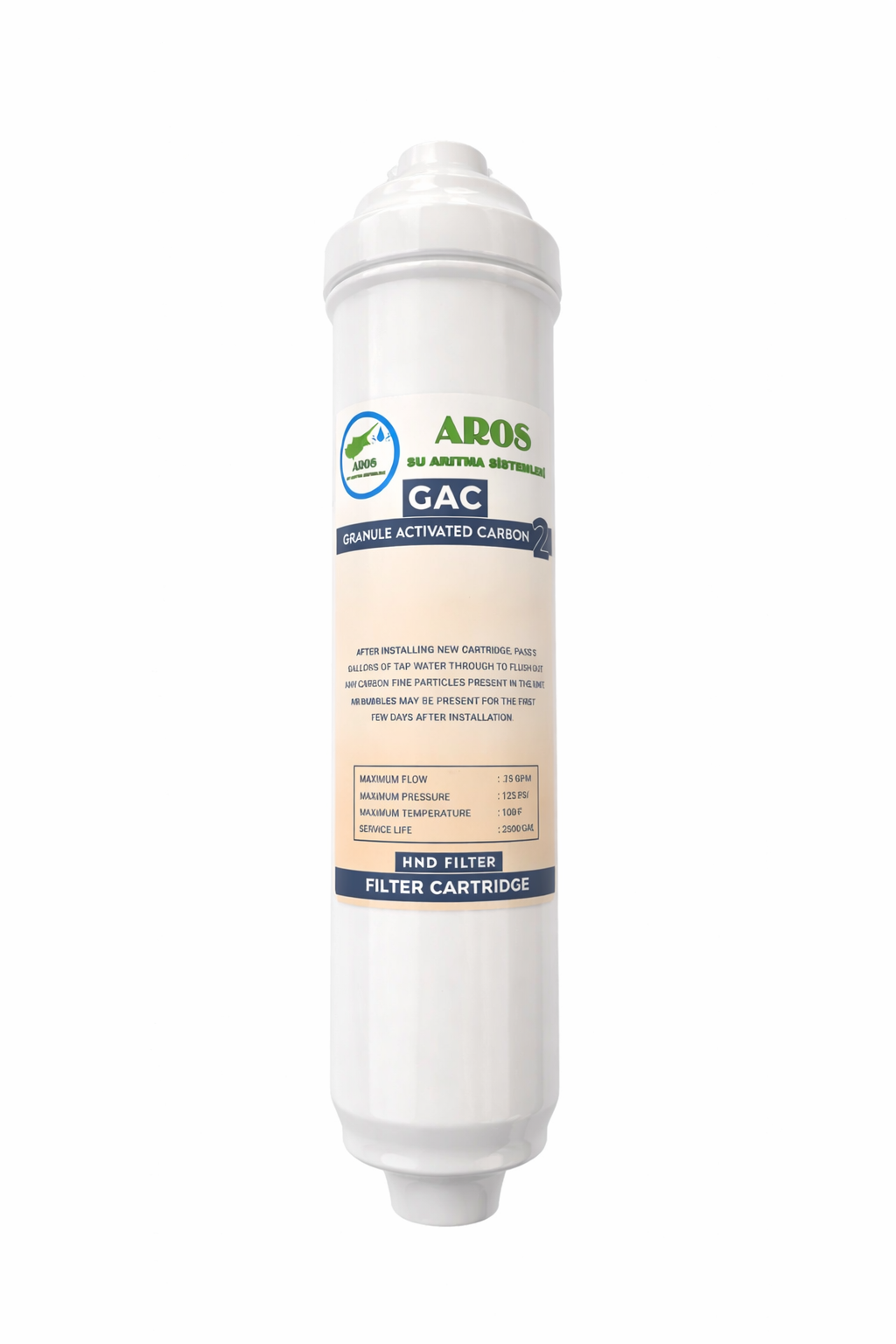 GAC Granül Aktif Karbon Filtre